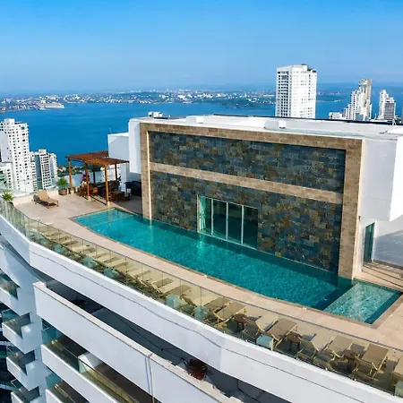 Frente Al Mar, Piscina Piso 38 * Cartagena